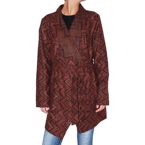 BB Dakota Plus Size Cain Jacquard Jacket , 1X